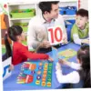 Felt Learning Board Children Educational DIY Toy Addition Subtraction Finger Arithmetic Te Aching Enlightenment Board 4