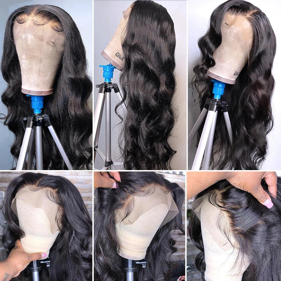 Wiggogo 250 Density 13x4 Body Wave Lace Front Wig Human Hair 30 Inch Hd Lace Wig 13x6 Human Hair Loose Deep Wave Frontal Wigs