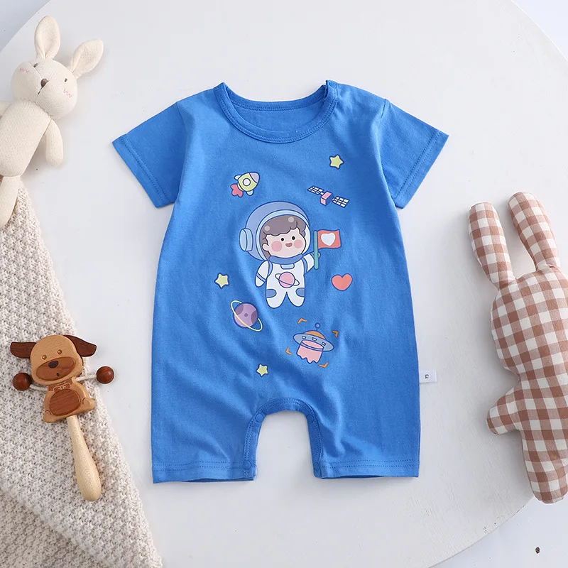 best baby bodysuits Newborn Baby Boys Girls Cartoon Short Sleeve Kids Rompers Summer 100% Cotton Infant Baby Romper Toddler Girl Jumpsuits Clothes baby bodysuit dress Baby Rompers