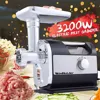 Heavy Duty 3200Watts Large Kitchen Stainless Steel Multi-function Electric Meat Grinder Sausage Maker Filler Mincer Stuffer 1