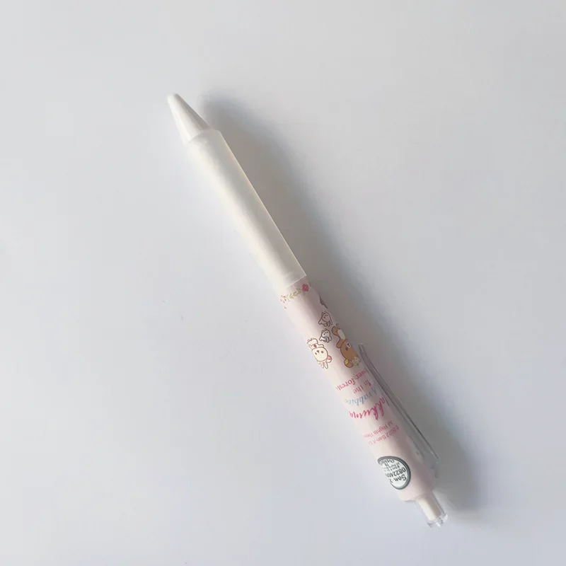 12Pcs AIHAO GP2540 Rilakkuma 프레스드 젤 펜 개폐식 0.5mm 파인 포인트 블랙 펜 저널링 Kawaii