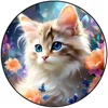 Cat Wooden Animal Puzzle Party Games Holiday Educational Gift for Kids Intelligent Wood Jigsaws Toys Pig Dog Wood Jigsaw 3