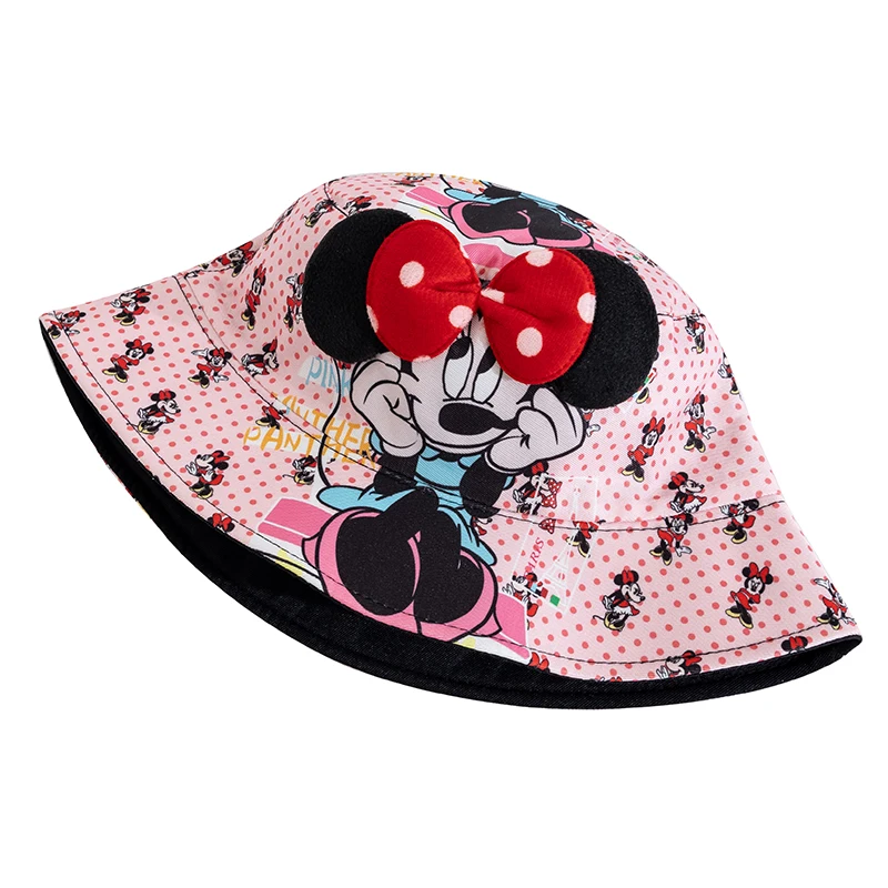 New Children's Mickey And Minne Bucket Hat Cartoon Cute Boys Girls Cap