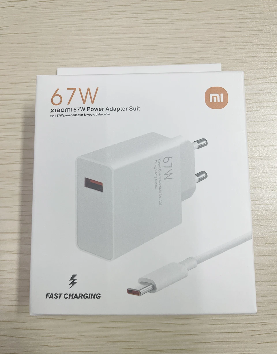 Xiaomi Mi Charger 67w Original Tubro Charge Fast Charging Charger