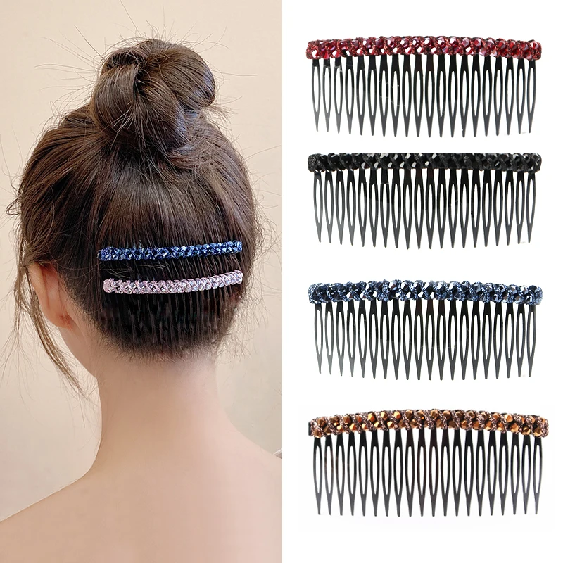 

Fashion Teeth DIY Hair Comb Hair Claw Metal Rhinestones Hairpins Girl Wedding Jewelry Hair Clips Hair Styling Tools Accessories
