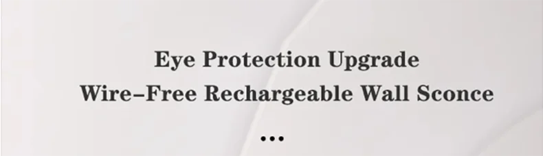 Description Picture 2 of itemLED light magnetic type-C rechargeable wall lamp spotlight wireless no wiring no punch reading wall light bedroom bedside light