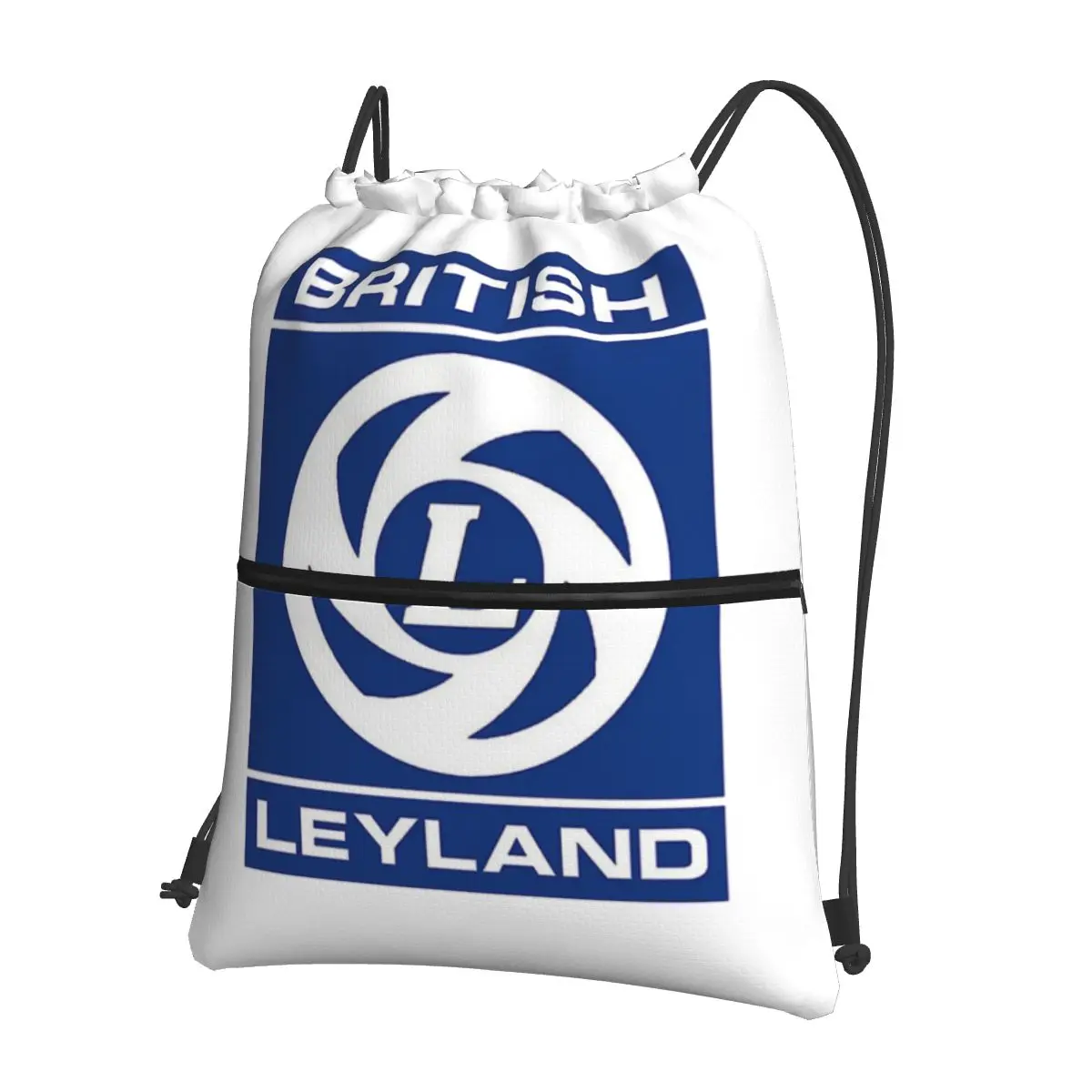 

British Leyland Logo Portable Backpacks Drawstring Bag Drawstring Bundle Pocket Book Bags For Travel Sport Man Woman