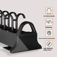 ZEXEF ตู้ครัว Push-Pull หม้อ Rack Locker Rack ตู้เสื้อผ้า Multifunctional Pull-OUT แขวนกระเป๋าเก็บสําหรับ Home 6