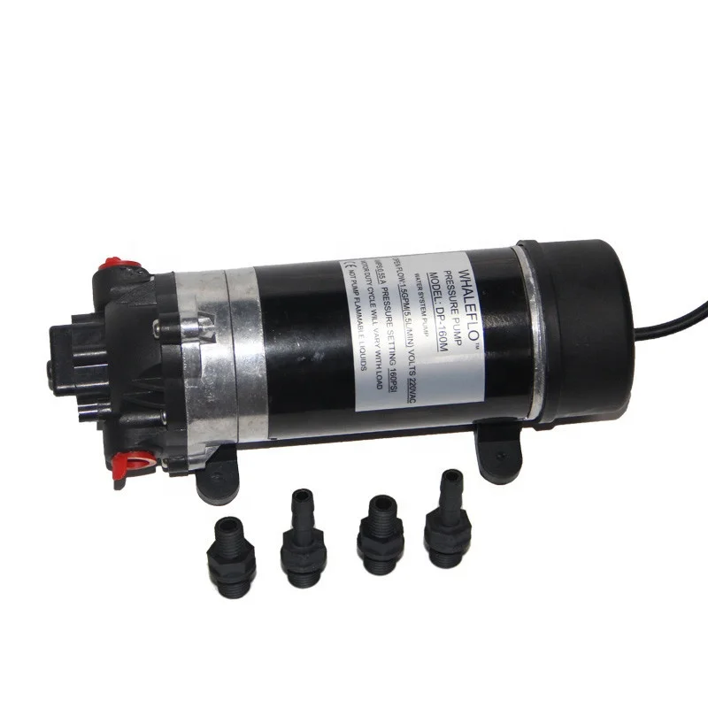 Whaleflo DP-160M 220V AC 5.5LPM 160PSI electric small self priming high pressure water jet pump price