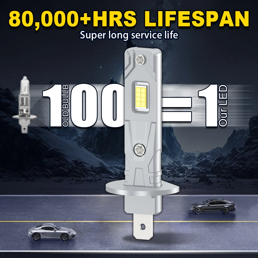 240W 40000LM H1 Canbus LED 조명, 6000K 자동차 헤드라이트 전구, 12V 6000K 플러그 앤 플레이, 마쓰다 6 2003 2004 2005 2006 2007 2008