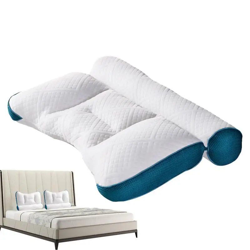 

Orthopedic Ergonomic Neck Support Pillow Second Generation Anti-Traction Neck Pillow For Side Back & Stomach Sleeper Cube Pillow
