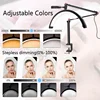 Half Moon Light LED Video Light Ring Fill Lash Light Adjustable For Nail Beauty Salons Tattoo Makeup Eyelash Lamp Manicure Table 5