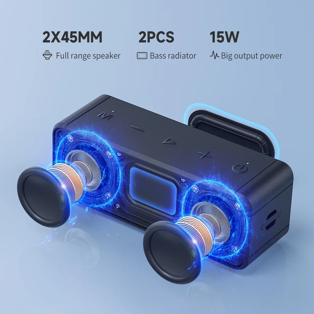 Mini Waterproof Bluetooth Speaker TF Card Small Portable Bluetooth Speakers  Wireless with TWS Rich Bass HD Stereo Sound Type-C - AliExpress