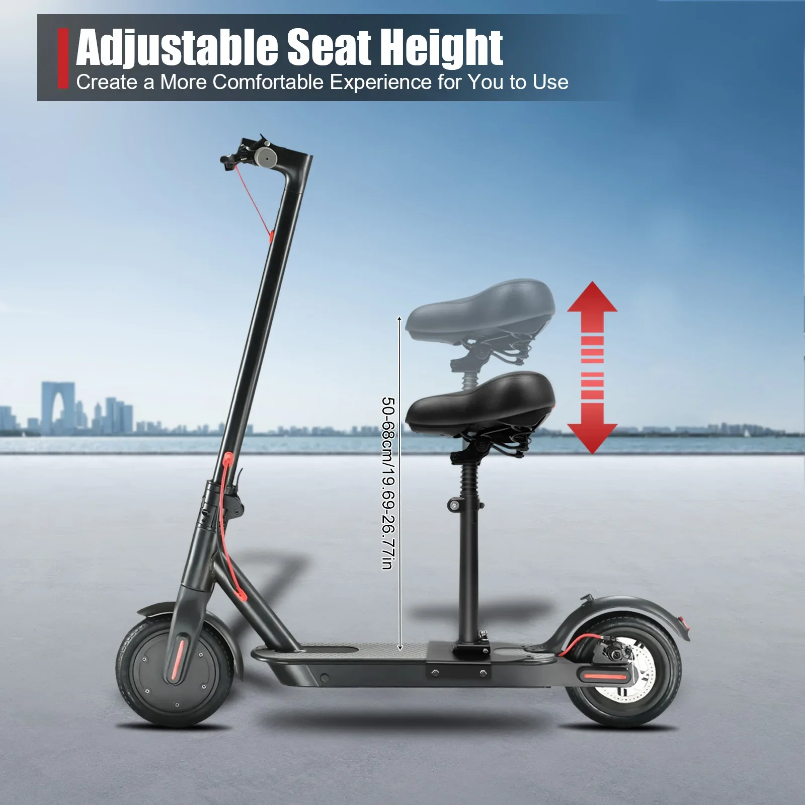 KuKirin G2 Pro DB elektrische step met demping en afneembaar design, klein motorkussen, opvouwbaar, voor lange afstanden