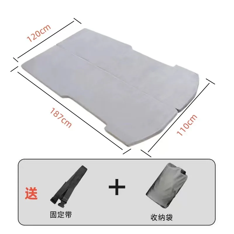 Tesla Y car mattress inflatable free memory foam mattress camping portable car sleeping storage bag and sheets