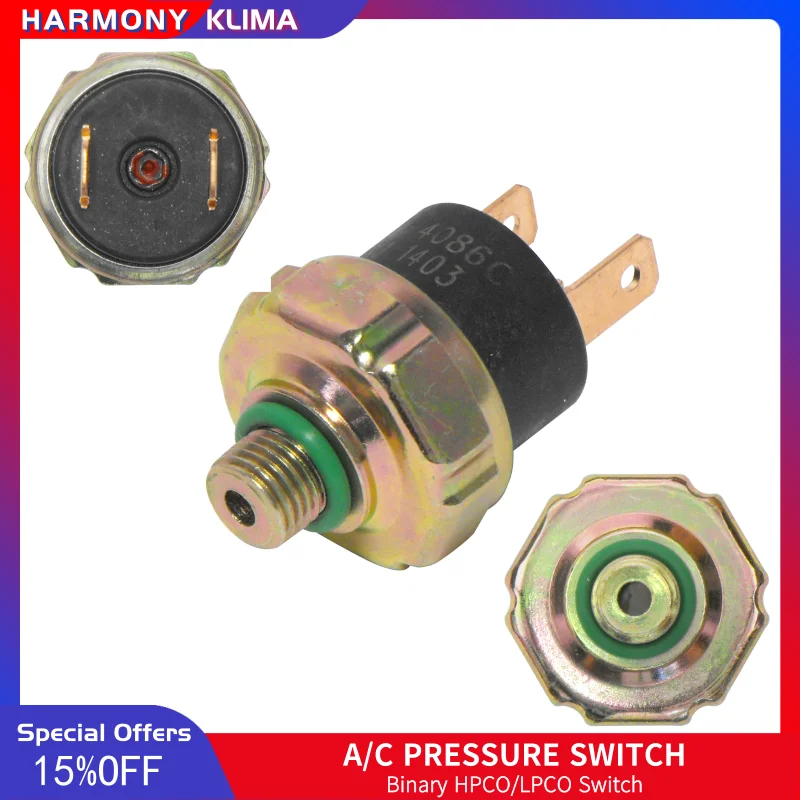 HVAC Binary Pressure Switch Universal 3/8