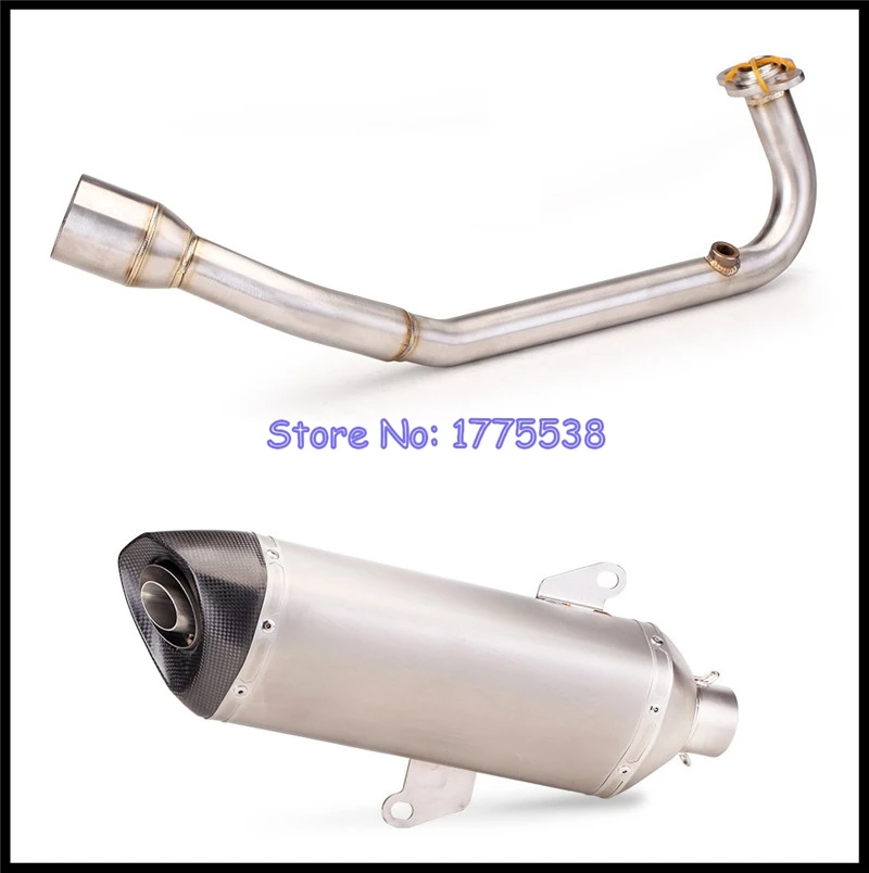 PCX125 PCX 150 Motorcycle Exhaust Full System with Header Carbon Muffler Front Pipe DB Killer for HONDA PCX125 PCX150 2021-2023 - Image 4