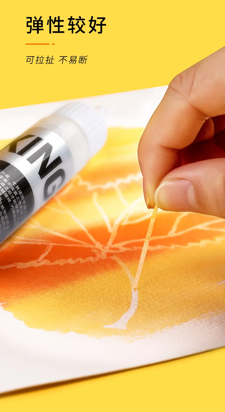 Paul Rubens 30ml Watercolor Masking Fluid Eraser Pen Shape Point Tip Water  Color Art White Glue Covering Liquid Art Supllies - AliExpress