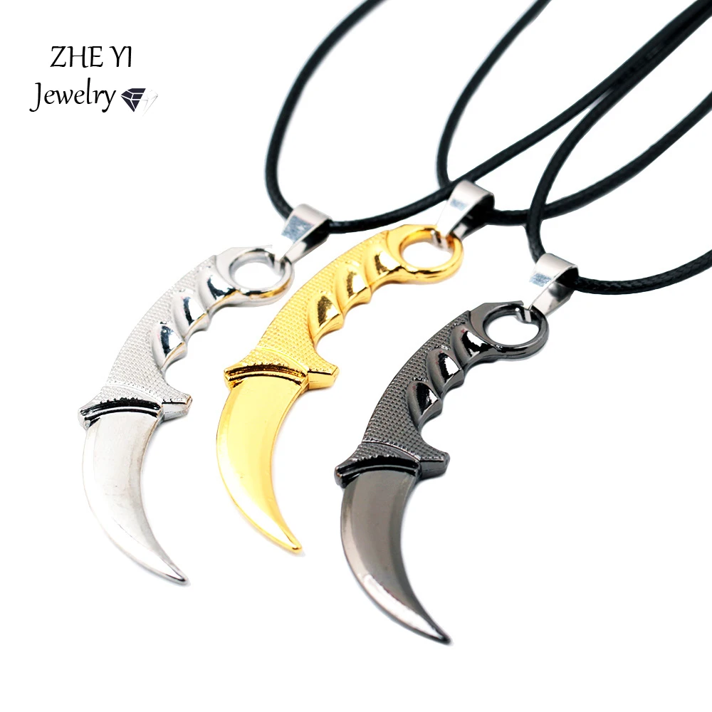 1pc Gothic Knife Dagger Pendant Chokers Necklace Jewelry, Jewels Gift for Men Women Gril Boy, Punk Kpop Style Accessories Charm Novelty Locket