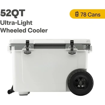 52QT Wheeled Ice Cooler 1