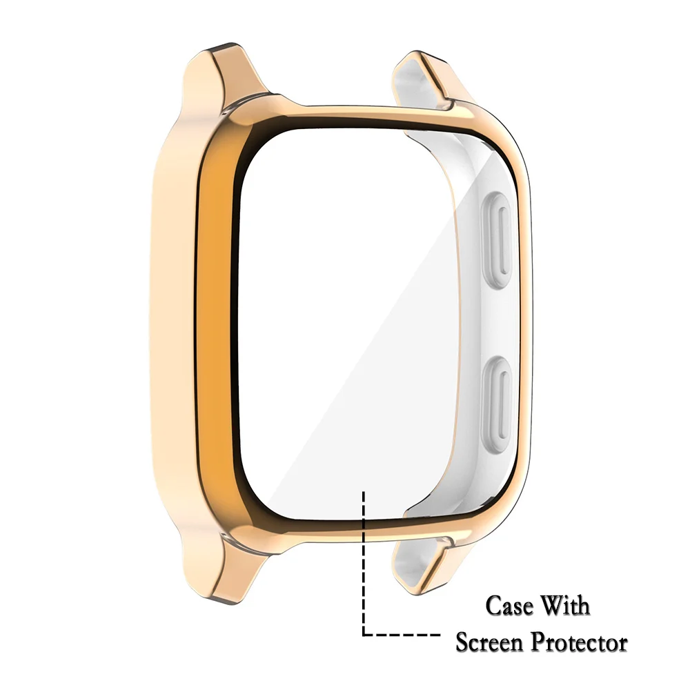 Enhanced TPU Cover Case with Full Screen Protection - Soft Bumper Accessories