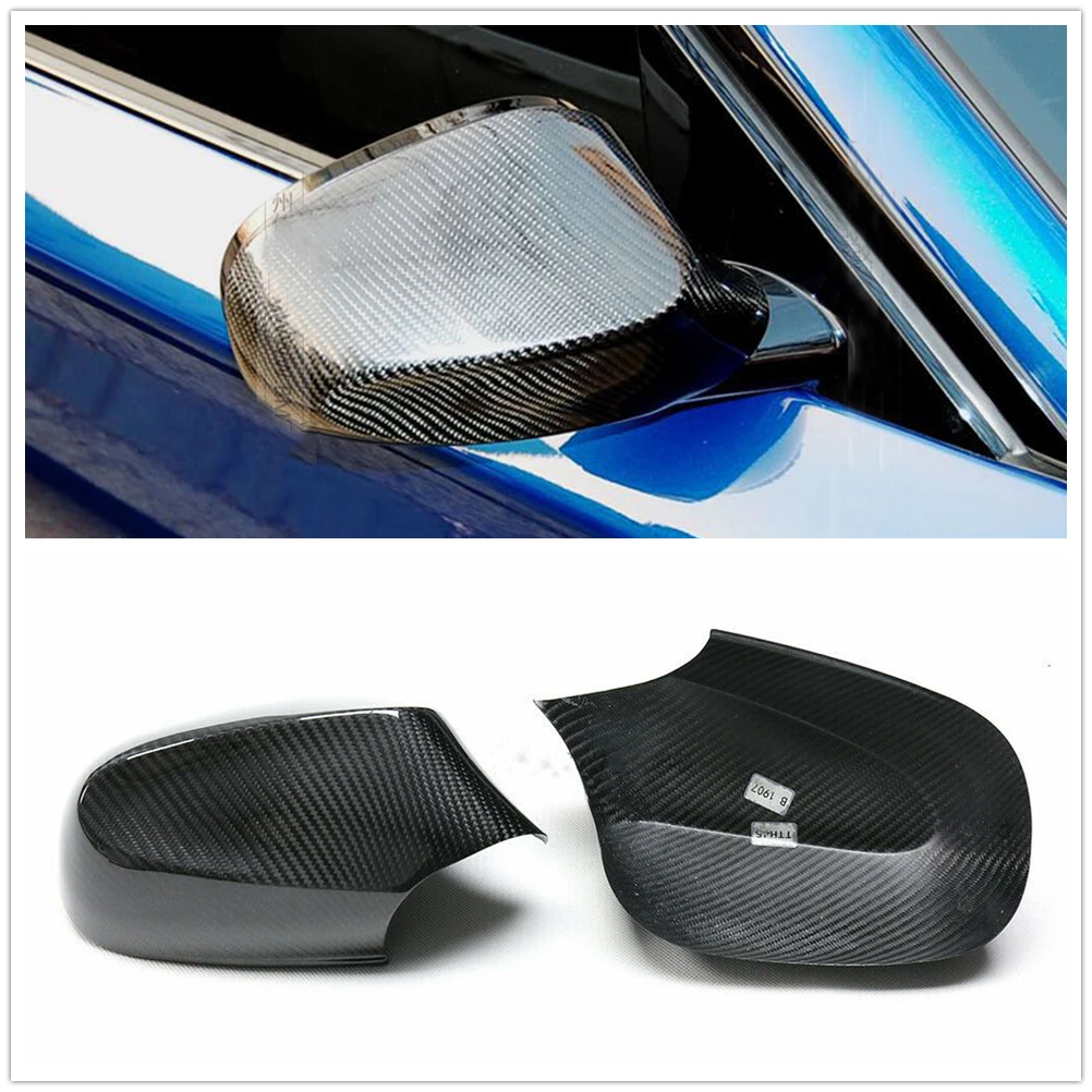 

Mirror Cover For BMW 1 Series E87 E82 2010-2011 Dry Carbon Fiber Car Exterior Rear View Cap Reverse Rearview Case Shell Add On