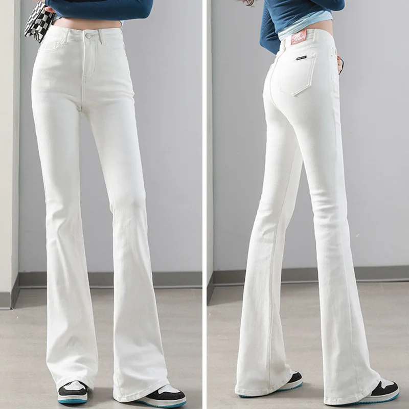 Solid Y2k Pants For Women Fashion High Waist Slim Trousers Capris Slight  Flare Pants Mujer Pantalones Casual Streetwear Women - Pants & Capris -  AliExpress
