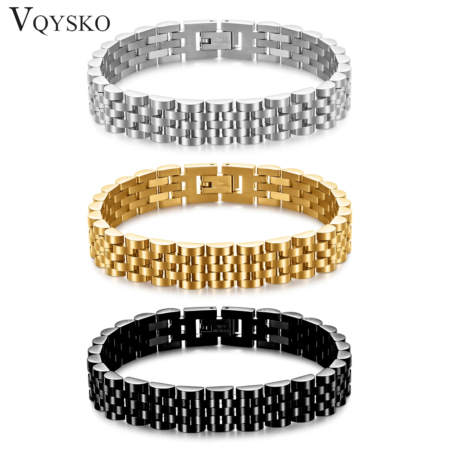Trendy Minimalist Gold-Plated Stainless Steel Bracelet - Elegant Jewelry Gift