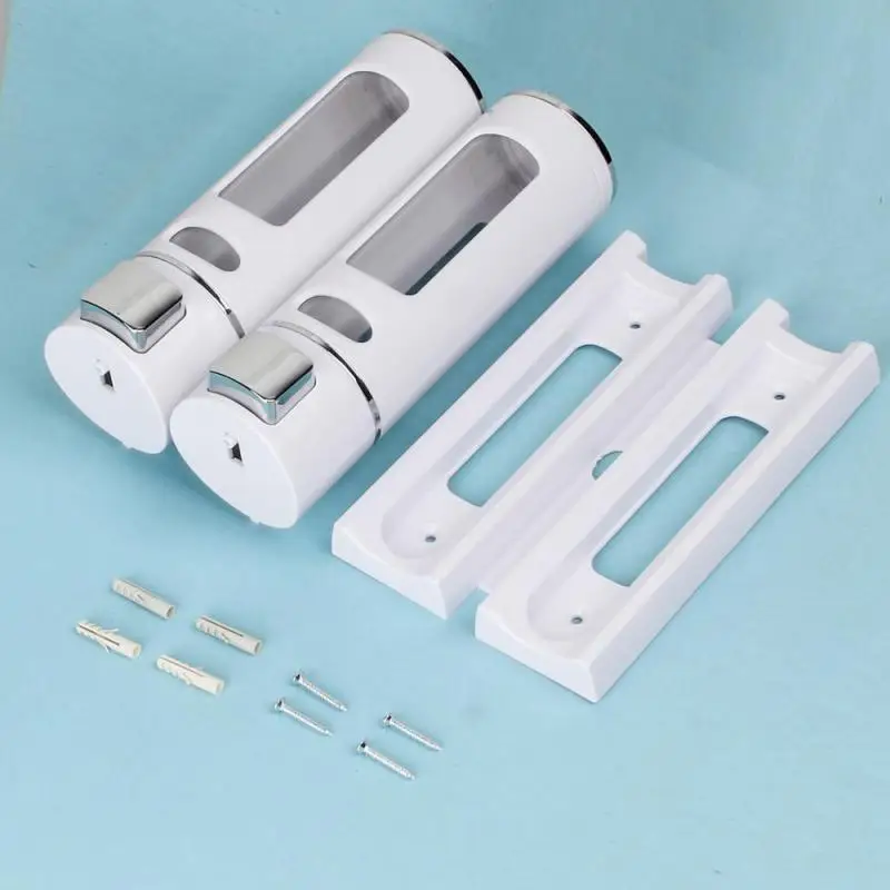 Single double 500 1000Ml Soap Dispenser Wall Mount Shower Bath Shampoo Dispenser Bathroom Accessories Soap and Gel