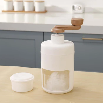 휴대용 밀크쉐이크 아이스 메이커, 수동 얼음 분쇄기, 스노우 콘 머신, 가정용 야외 피크닉