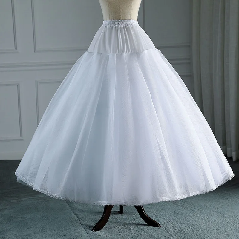 Petticoat Skirt Fluffy Crinoline Boneless Organza Eight-Layer Hard Mesh Bubble Skirt