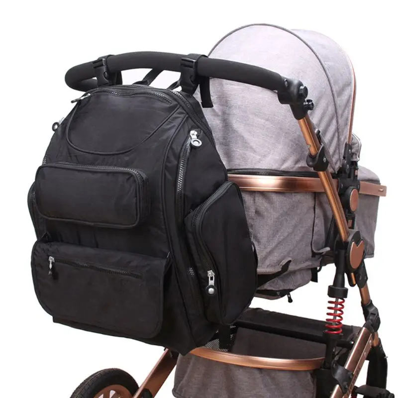 

Baby Diaper Backback Large Capacity Nappy Bag Multifunctional for Moms and Dads