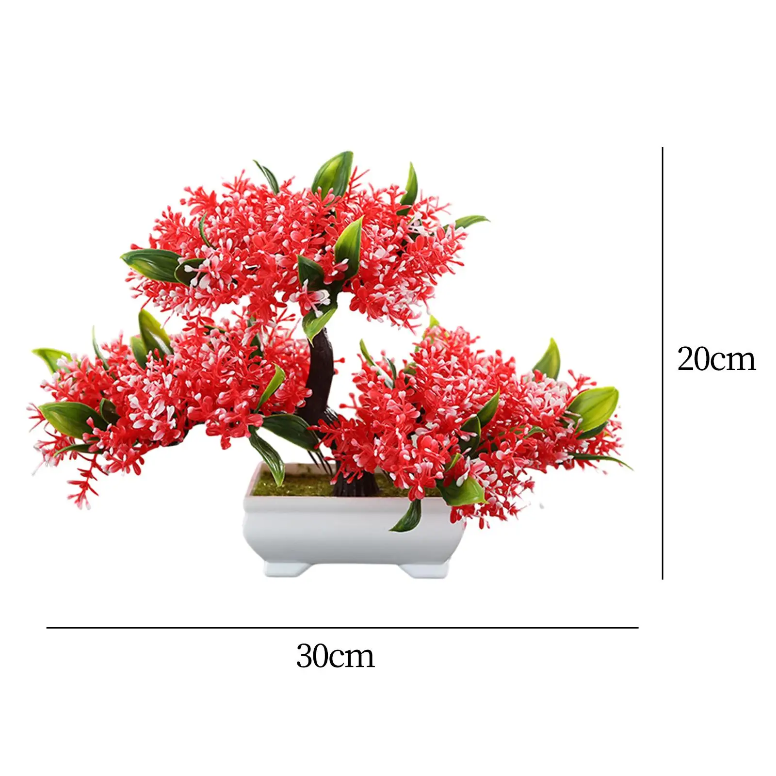 Artificial Bonsai Tree Garden with Pot Entertainment Shelf Decor Centerpiece