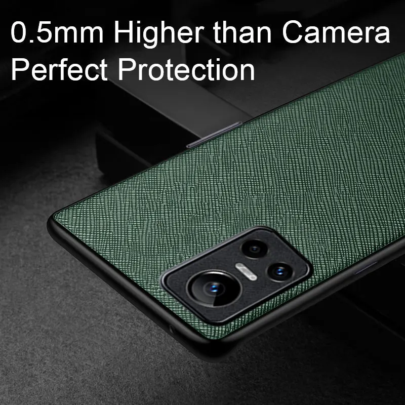 Luxury Cross Pattern Leather Cover Case