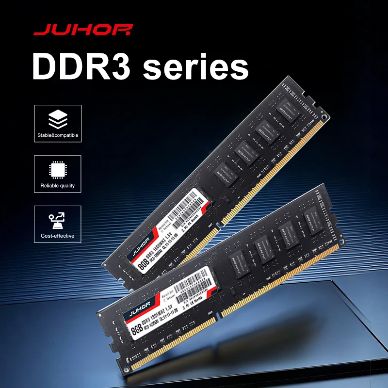 주호르 DDR3 8GB 1600MHz 데스크탑 메모리 램