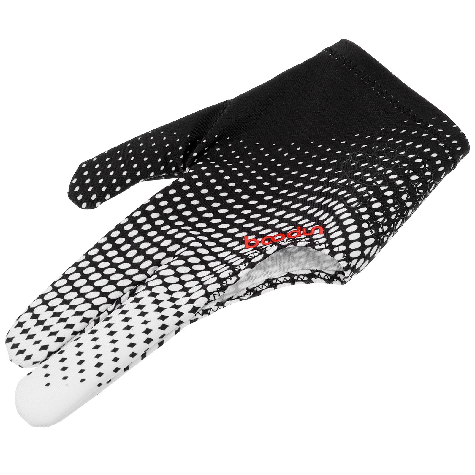 3Fingers AntiSlip Glove For Snooker Game With Elastic Wrist Fit Portable Size Glove For Pool Hall Home Practice Entertainment