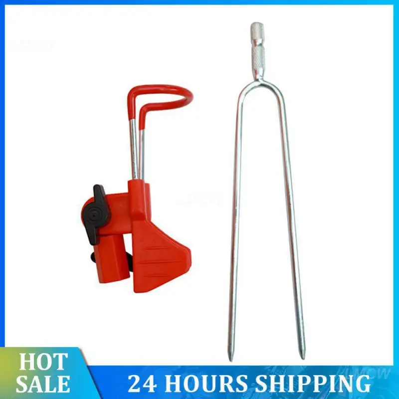 Multi-purpose Ground Plug Fishing Rod Bracket Dual Purpose Fishing Rod Holder Dual Purpose Holder