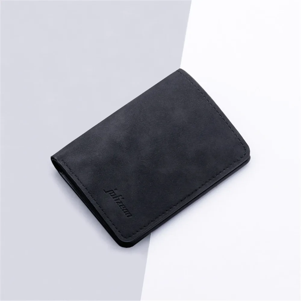 Fashion PU Leather Mens Wallet Three Fold Thin Wallets Credit Card Holder  Youth Student Coin Purse Standard Wallet For Men - AliExpress