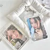 1pcs Cute Star Glitter Kpop Card Sleeves Holder 3 Inch Storage Holder Card Films Game Cards Protector Keychain Gift 5