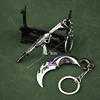 Valorant Keychains Reaver Vandal Karambit Knife Metal M4 Game Peripheral Samurai Sword Weapon Model Keychain Pendant  Gifts Toys 2