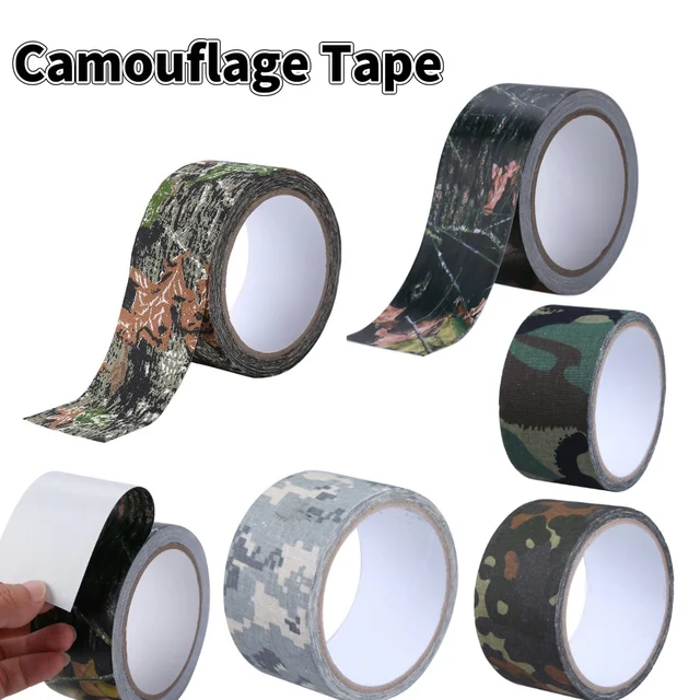 Camouflage Invisible Tape Camo Form Reusable Self Cling Camo Hunting Rifle Fabric Tape Wrap Outdoor Camping Accessories Camouflage Invisible Tape Camo Form Reusable Self Cling Camo Hunting Rifle Fabric Tape Wrap Outdoor Camping Accessories
