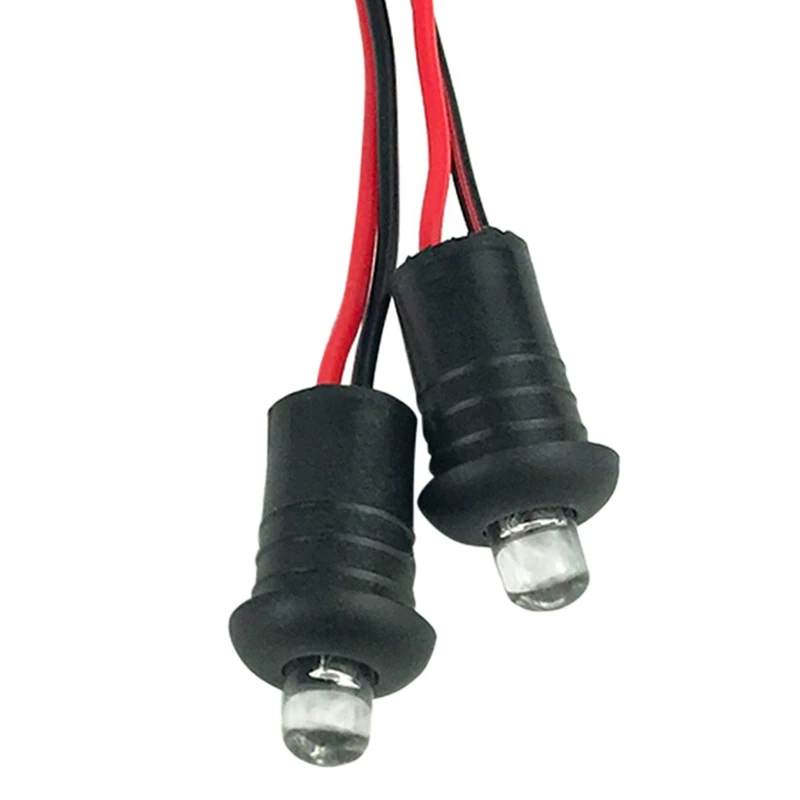 파란색 깜박이는 더미 가짜 자동차 알람 대시 마운트 LED 조명 오토바이 액세서리, 12V, 2 개