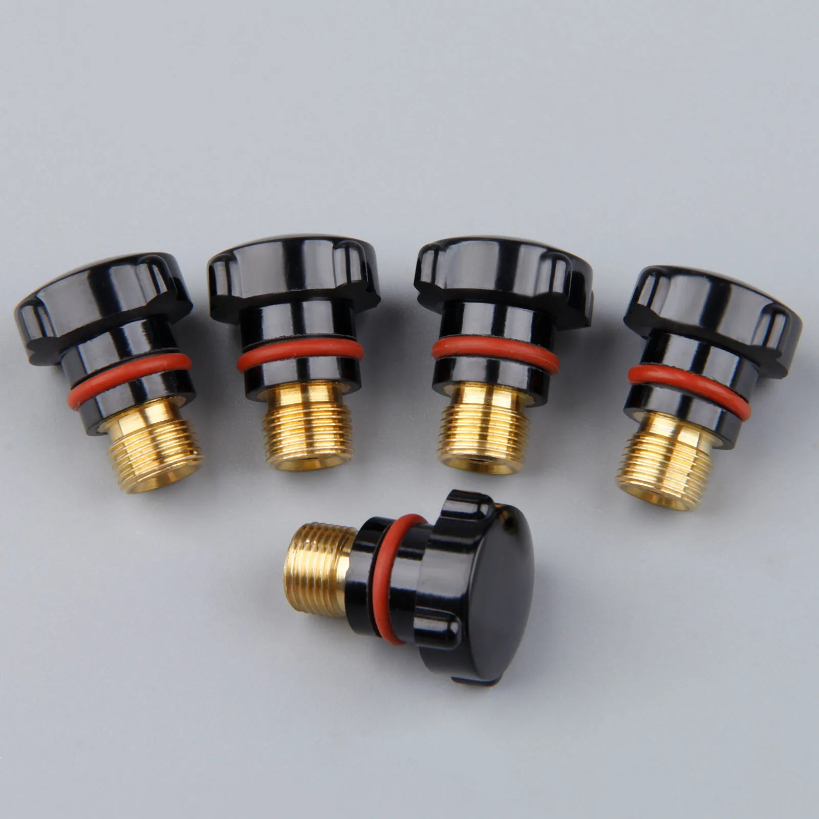 5pcs TIG Welding Torches 57Y04 Back Caps Short fit WP-17 WP-18 WP-26 2PK TIG Weld Cutting Consumable Replacements High Quality