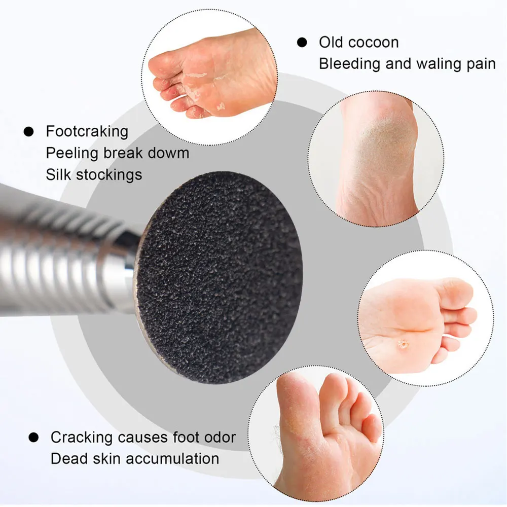 foot sanding paper 35MM Replaceable SandPaper Pedicure Tools Manicure Pedicure 3/32'' Disk Foot Dead Skin Remove Sanding paper Disc Nozzle