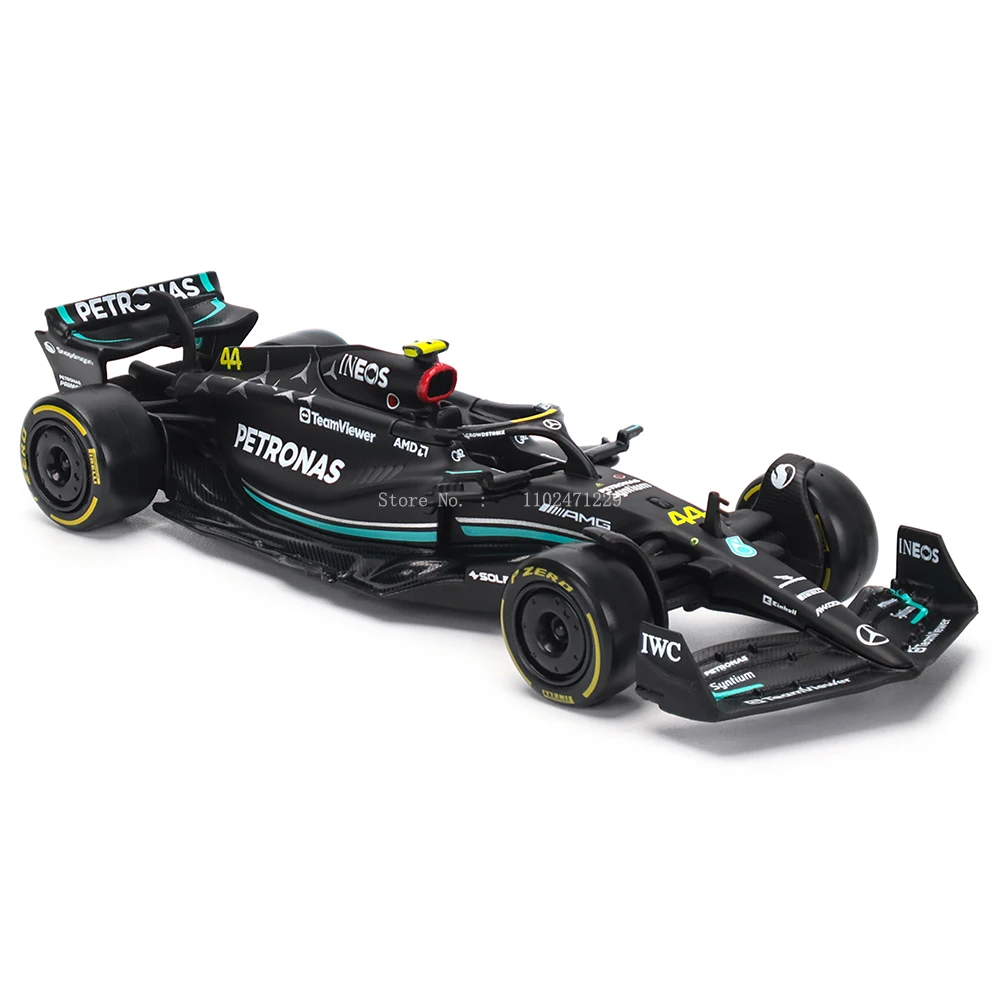 Bburago 1:43 Nieuw 2023 Mercedes-Amg Team W14 44 # Hamilton 63 # Russell Formule Één Legering Super Speelgoed Die Gegoten Automodel