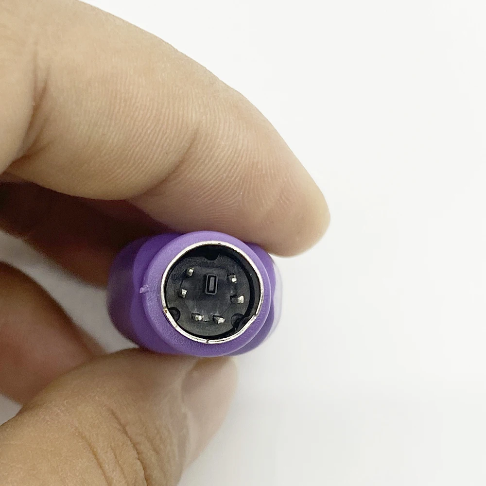 2 Pcs Pack Lot Purple Green PS2 PS/2 Keyboard Mouse Port - Foto 9