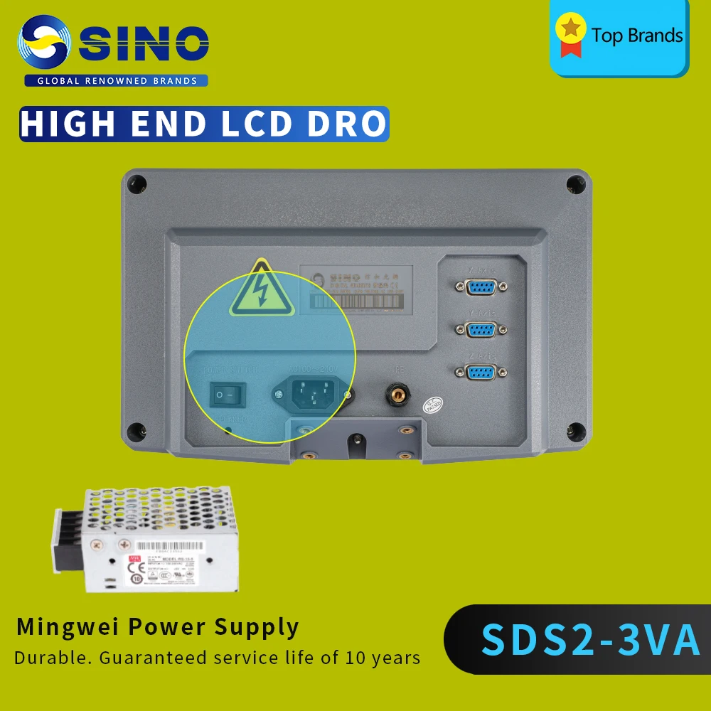 SINO SDS2-3VA LCD  ǵ DRO ŰƮ    и   ü߰ ڴ, 3  Ʈ, KA300 KA500
