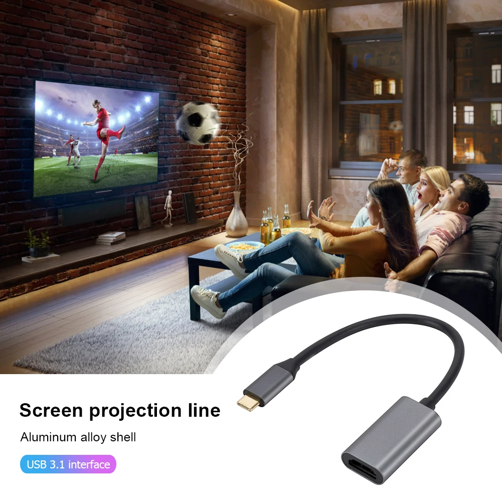 ޴ USB 3.1 CŸ HDMI ȣȯ  ̺, ȵ̵ ޴ ȭ 