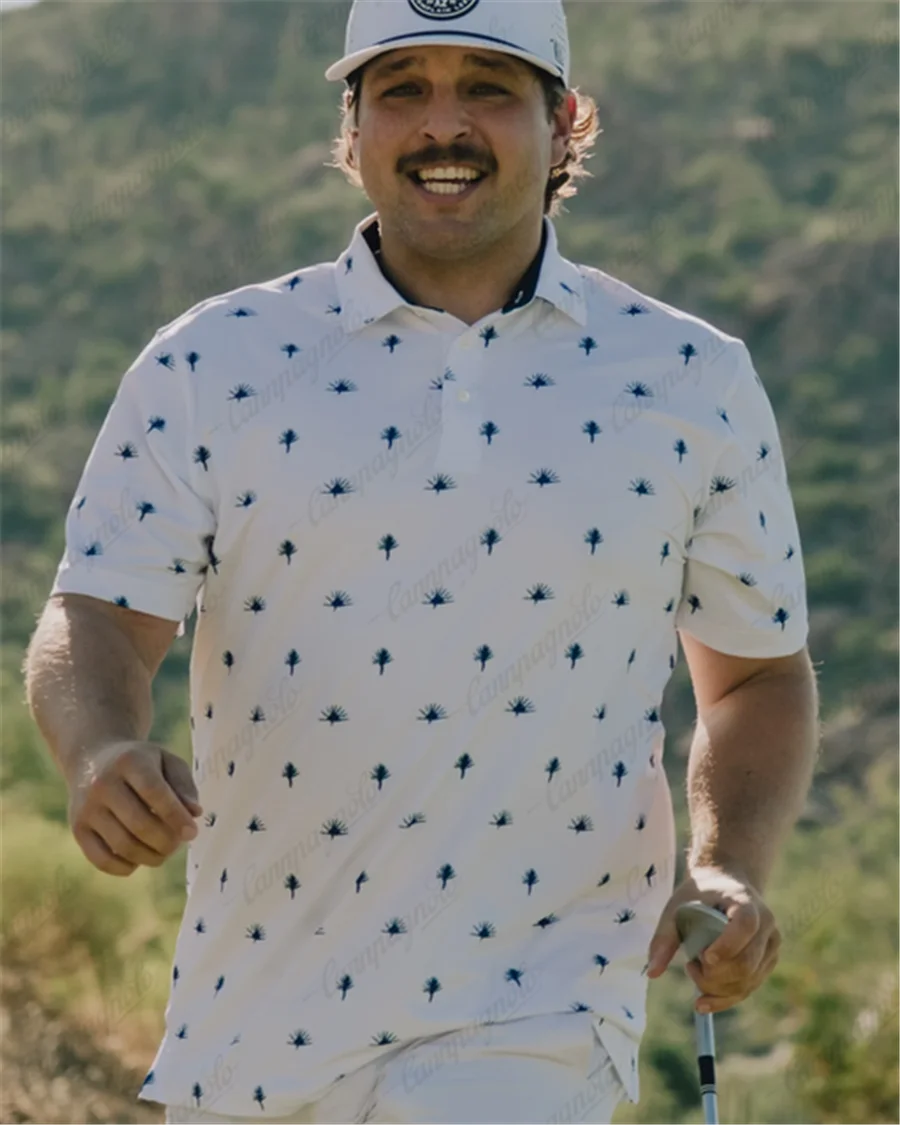 Rolo Golf Shirts Men T shirt Sportswear Summer Short Sleeve Tops Quick  Dry Breathable Jersey Polo shirts mtb polo jersey