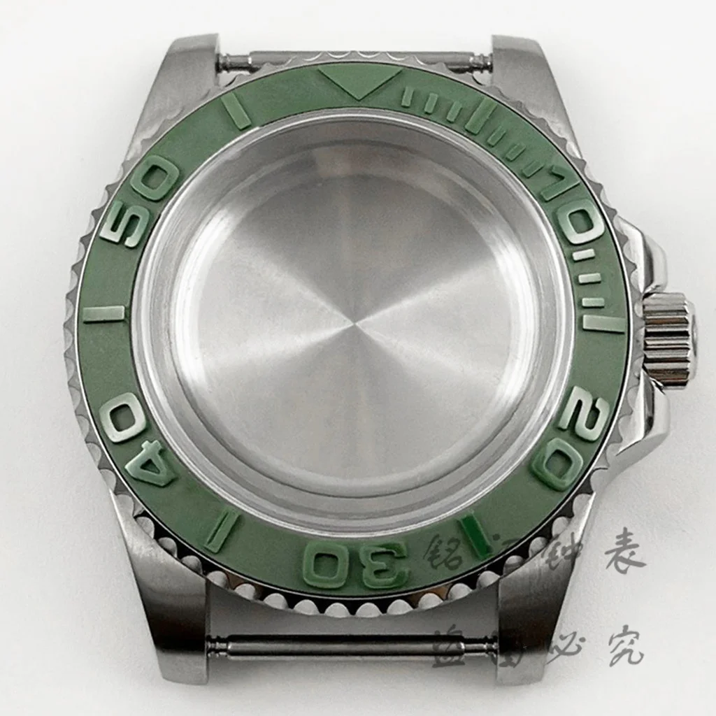 Deep Blue Bezel 40MM Diver Watch Case with Waterproof Sapphire Crystal